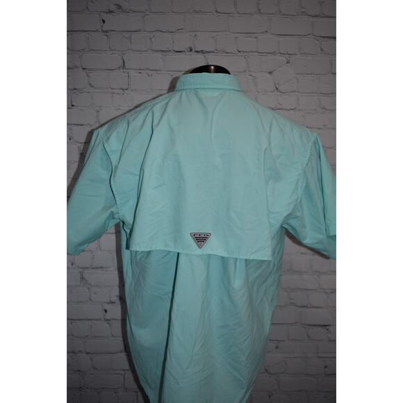 Columbia PFG Performance Fishing Gear Shirt Mens Size Large Bahama Nylon - Picture 4 of 7